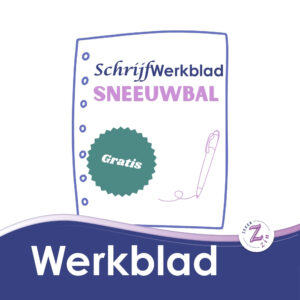 Werkblad Sneeuwbal